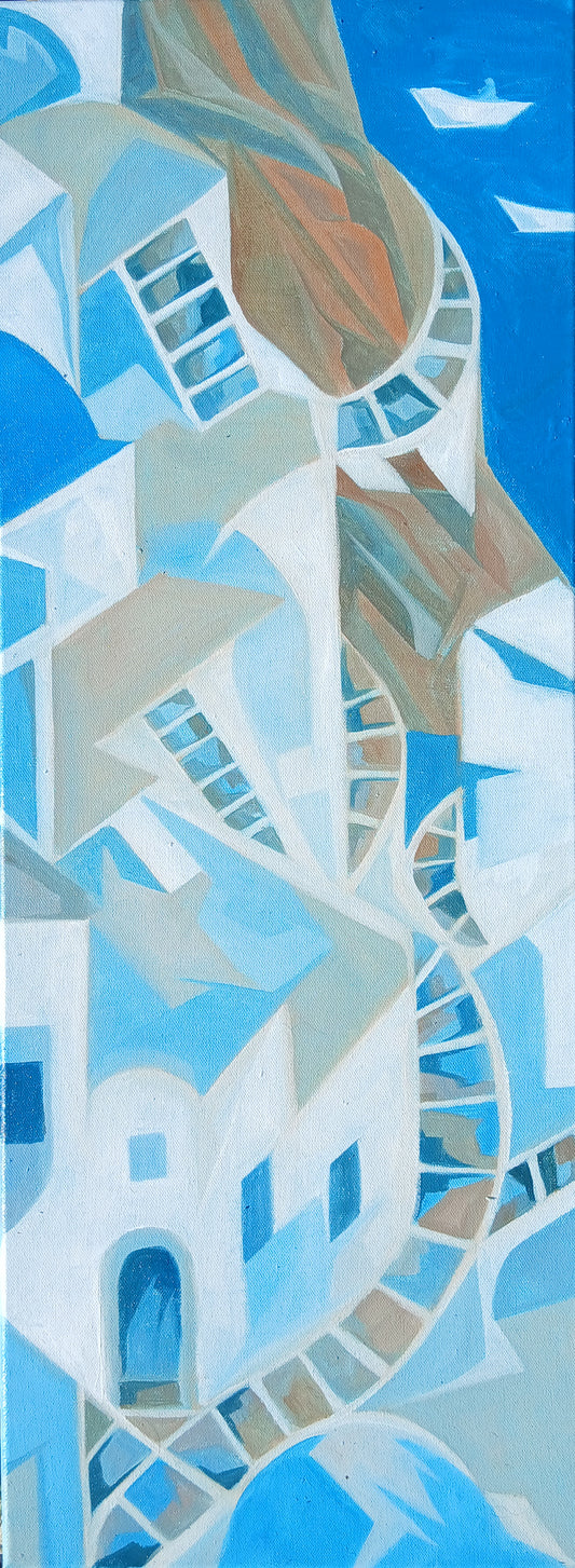 Greek Island Steps, lots of them